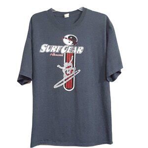 Surf Gear Hawaii Men's Vintage Early 2000 Gray T-shirt USA XL